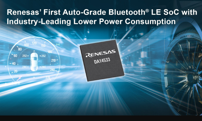Renesas unveils auto-grade low-power Bluetooth SoC Image