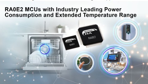 Renesas introduces RA0E2 MCUs delivering power efficiency and temperature resilience Image