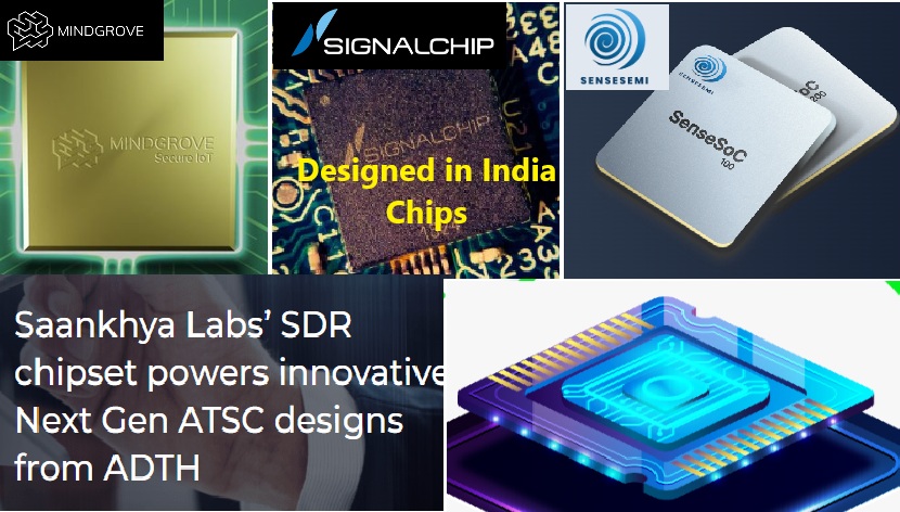 Overview of semiconductor chips designed by Indian companies in 2025 Image