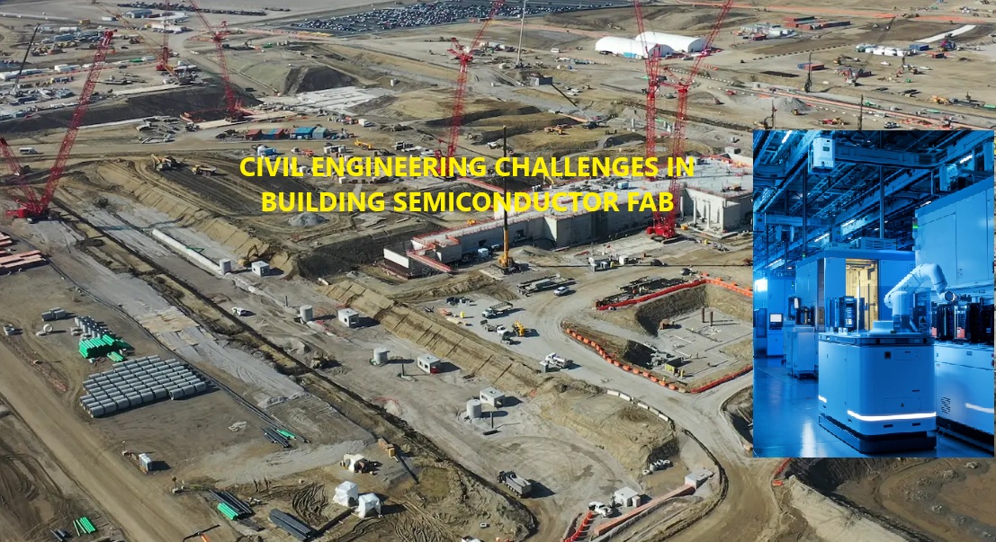 Civil engineering challenges in building semiconductor fabrication facilities Image