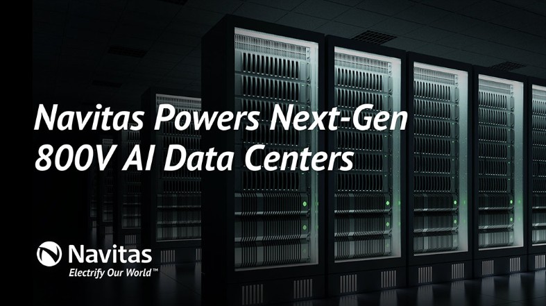 Navitas Semiconductor collaborates with NVIDIA on 800V HVDC architecture for AI data centers