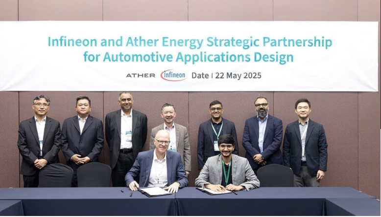 Ather Energy and Infineon Technologies collaborate to advance electric two-wheeler technology in India