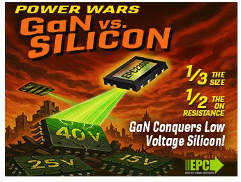 EPC launches 40 V GaN power transistor for low-voltage applications