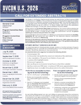 DVCon U.S. 2026 opens call for extended abstracts, workshops, and tutorials