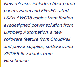 Belden introduces new products for secure power connections and edge-to-cloud data management