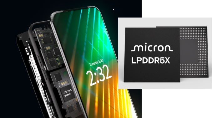 Micron begins shipping 1γ-Based LPDDR5X memory for flagship Smartphones