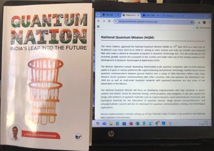 India’s Quantum Leap: Insights from Venkata Subramaniam’s Quantum Nation