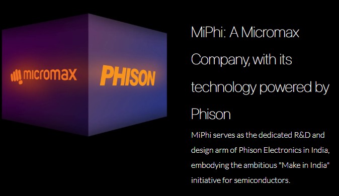 MiPhi, a JV of Micromax and Phison Technology Developing Semiconductor Memory Products in India