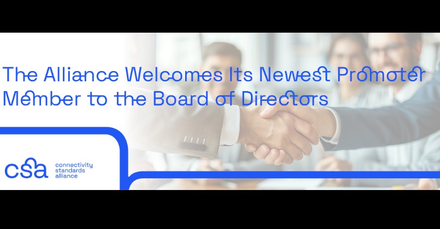 Connectivity Standards Alliance Adds Bosch as Promoter Member to Board of Directors