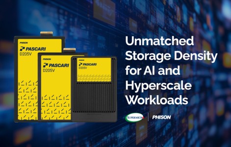 Phison and Supermicro Partner to Enhance AI and Hyperscale Storage with High-Density SSD Solutions