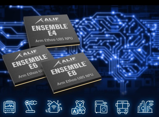Alif Semiconductor Unveils Benchmarks for GenAI-Enabled Edge AI MCUs in Ensemble E4, E6, E8 Series