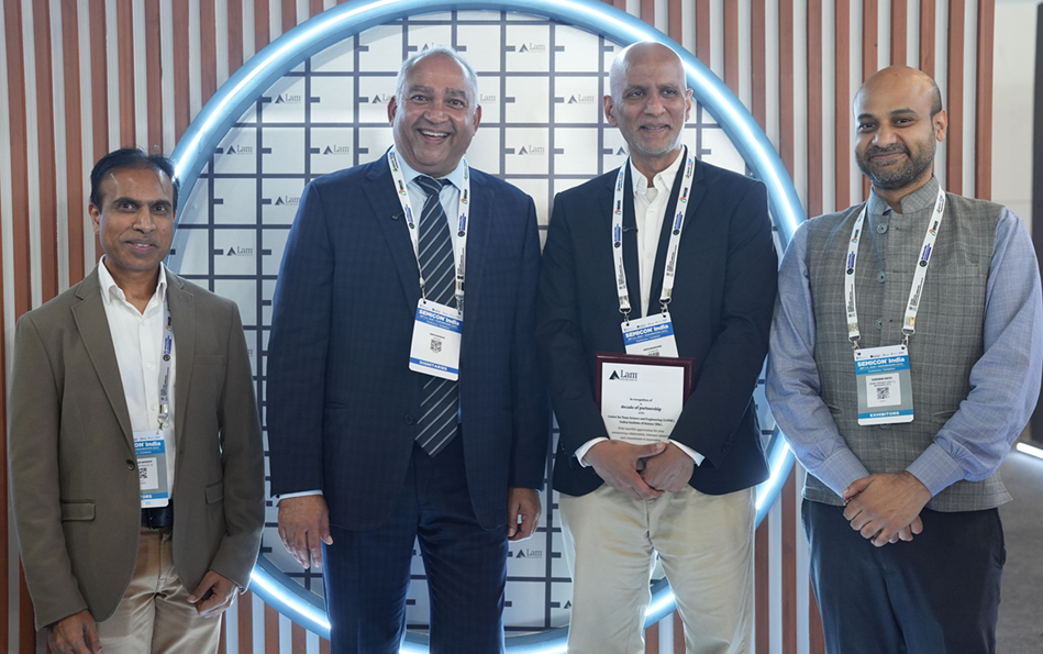 Lam Research Celebrates 10 Years of Partnership with IISc at SEMICON India 2025, Advances Semiconductor Talent Development