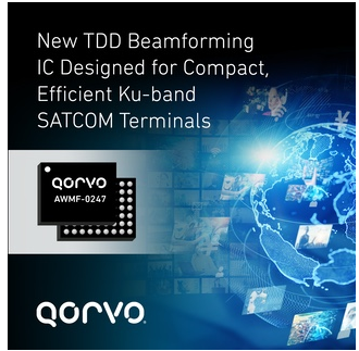 Qorvo launches TDD Beamformer IC for Compact Ku-Band SATCOM Terminals with Enhanced Efficiency