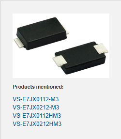 Vishay Expands Gen 7 FRED Pt Hyperfast Rectifiers for EV and Industrial Power Applications