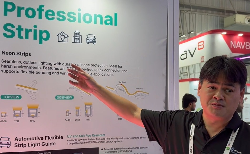 Innovative Automotive LED Solutions by Edison Opto Shine at Electronica India 2025