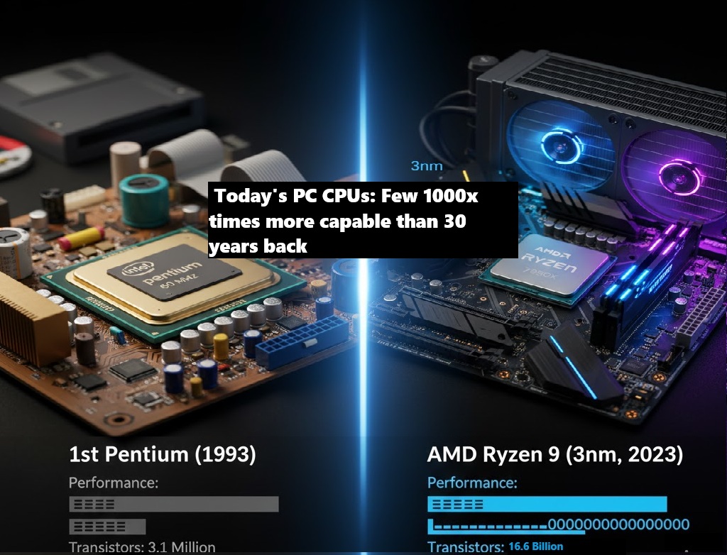 From the Early Pentium to the Cutting Edge PC CPU in 2025: A 32-Year Leap in CPU Performance