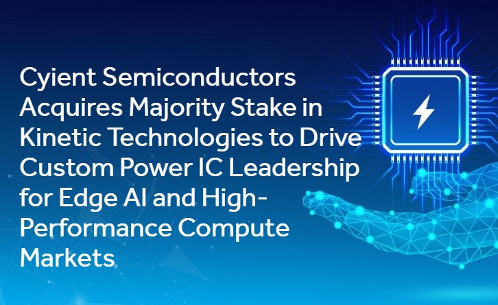 Cyient Semiconductors Signs Agreement for Majority Stake in Kinetic Technologies Amid Edge AI and Power IC Demand