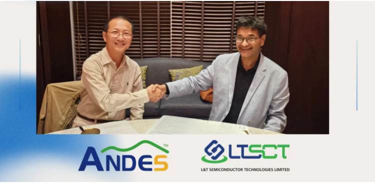 L&T Semiconductor Technologies Signs RISC-V IP Licensing Master Agreement with Andes Technology