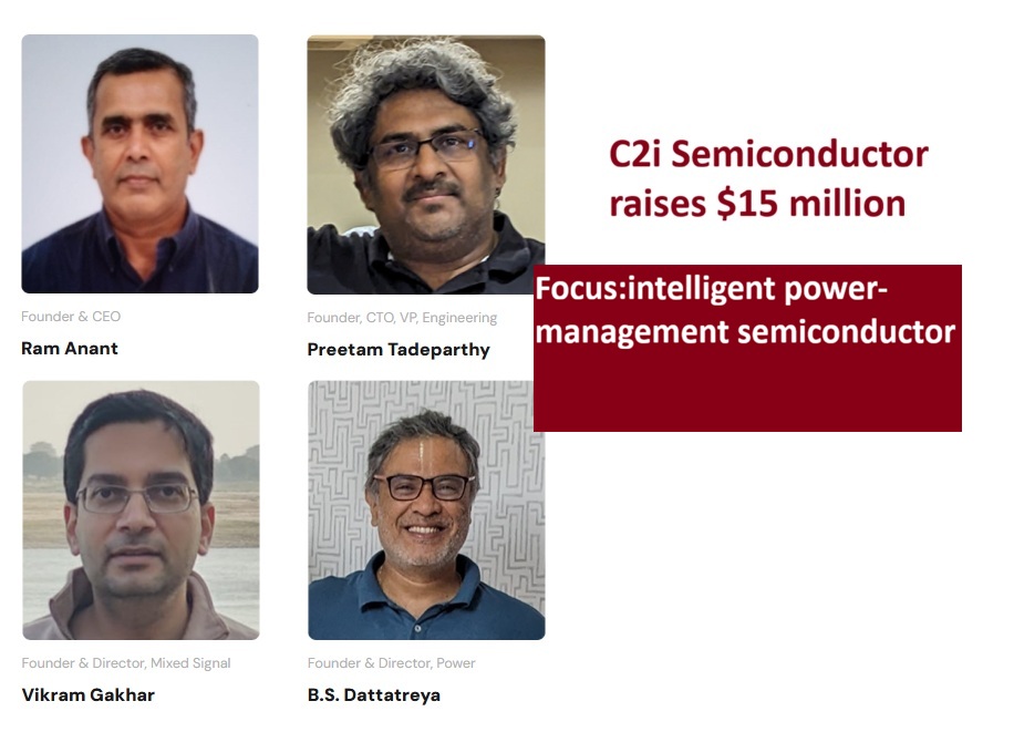 Indian Power IC Semiconductor Startup C2i Semiconductors Raises $15 Million Series A Led by Peak XV Partners