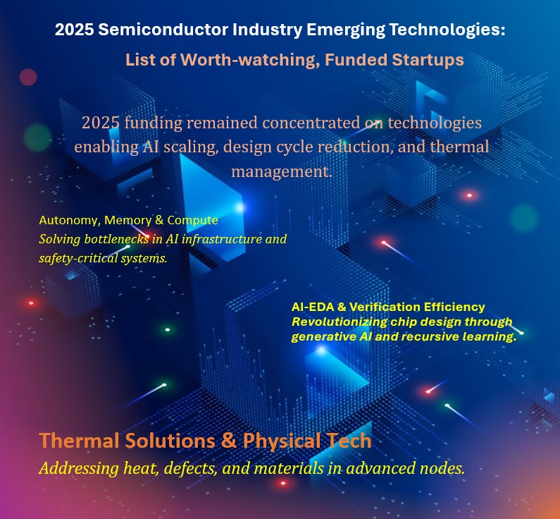 The Specialized Few: 2025 Semiconductor Standouts Focused on Memory Architecture, AI-EDA, Verification Efficiency, and Thermal Solutions
