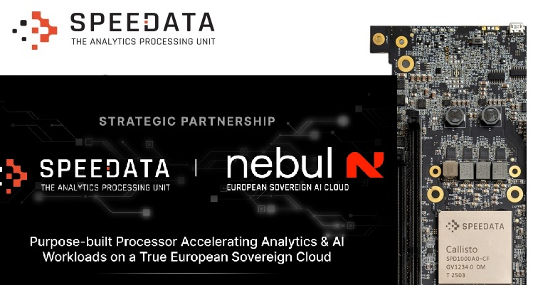Speedata Partners with Nebul for First Deployment of Analytics Processing Unit in European Sovereign Cloud