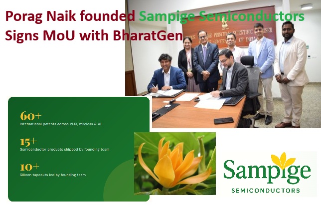 Sampige Semiconductors Signs MoU with BharatGen for India-Centric AI Chipsets Development