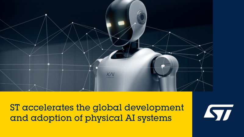STMicroelectronics and NVIDIA Collaborate on Sensor Integration for Physical AI and Robotics Development