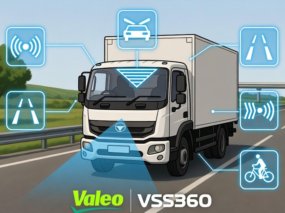Valeo Wins Contract for VSS360 ADAS System Deployment in Indian Commercial Vehicles