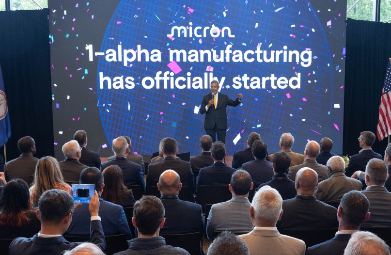 Micron Begins 1α DRAM Manufacturing at Manassas Virginia Fab in $2 Billion Expansion