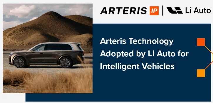 Arteris FlexNoC 5 and Magillem Deployed in Li Auto L9 Livis Autonomous Driving SoC