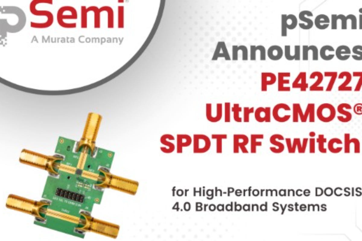 pSemi Introduces PE42727 UltraCMOS SPDT RF Switch for DOCSIS 4.0 Broadband Systems