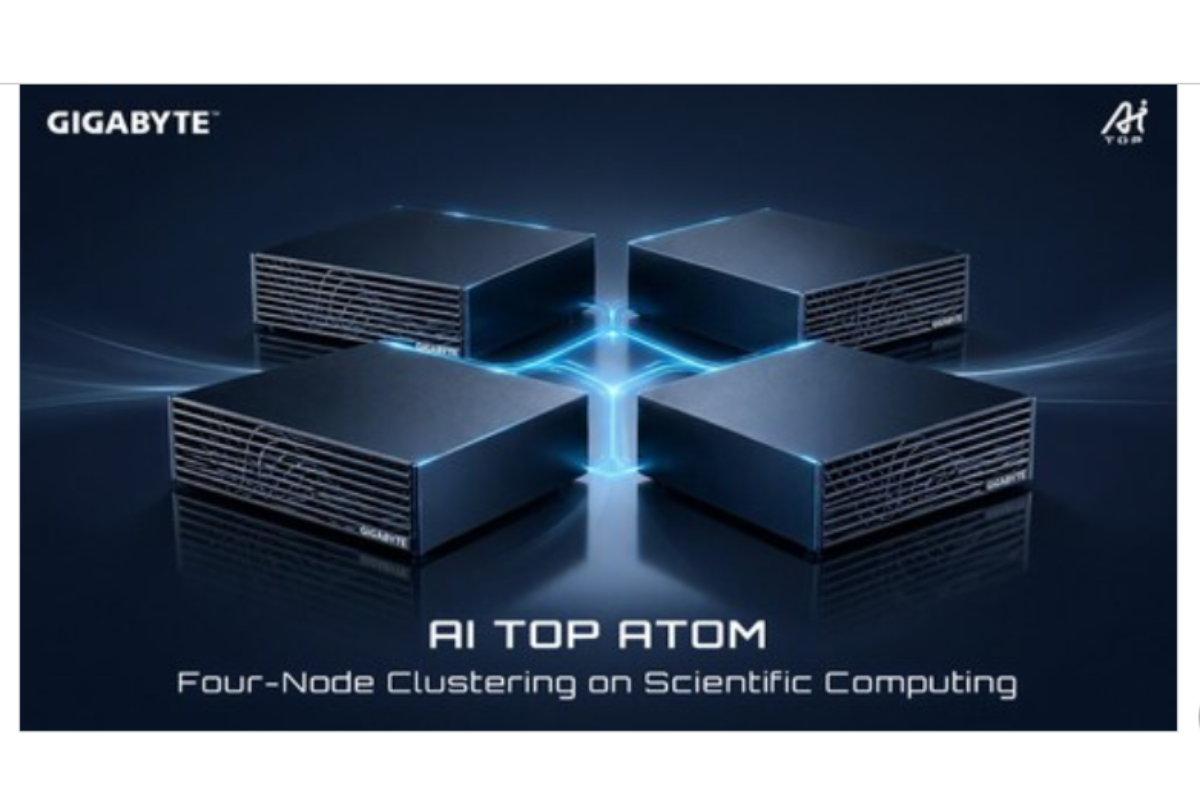 GIGABYTE Showcases Four-Node AI TOP ATOM Clustering for Scientific Computing Workloads