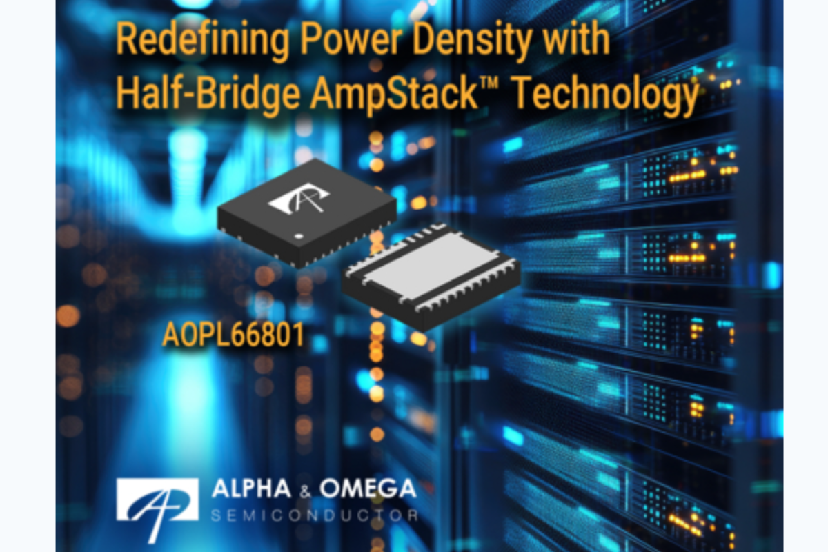 AOS Introduces AmpStack Packaging to Boost MOSFET Power Density