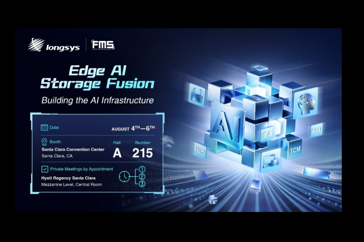 Longsys to Present "Edge AI Storage Fusion" Concept at FMS 2026