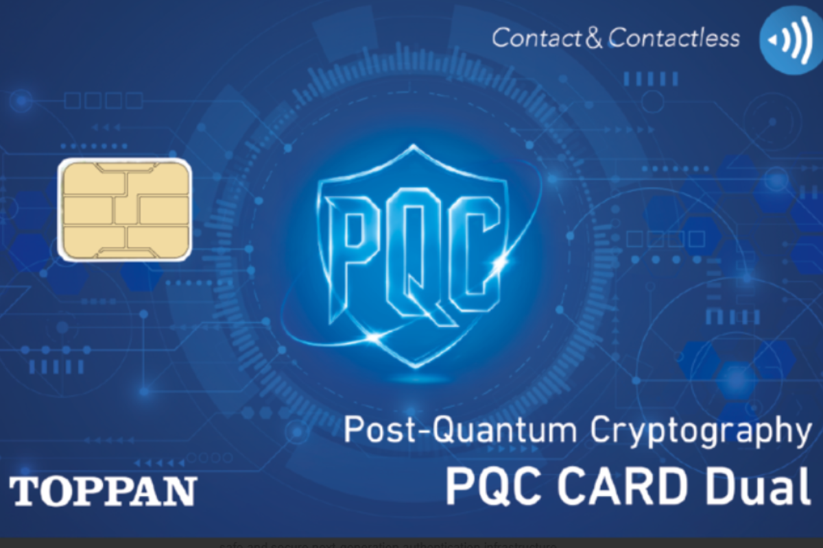 TOPPAN Develops World's First Dual-Interface Smart Card with Post-Quantum Cryptography