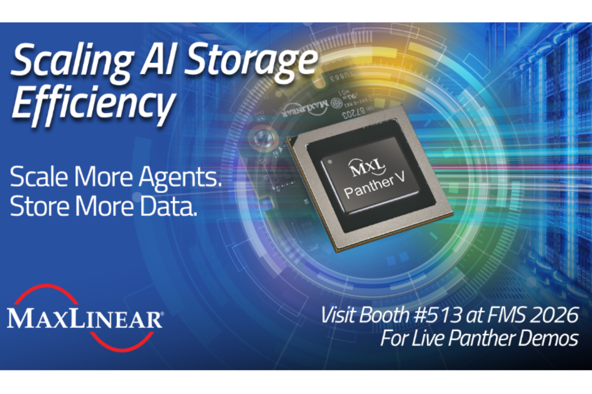 MaxLinear to Showcase Panther Storage Accelerator for AI Workloads at FMS 2026