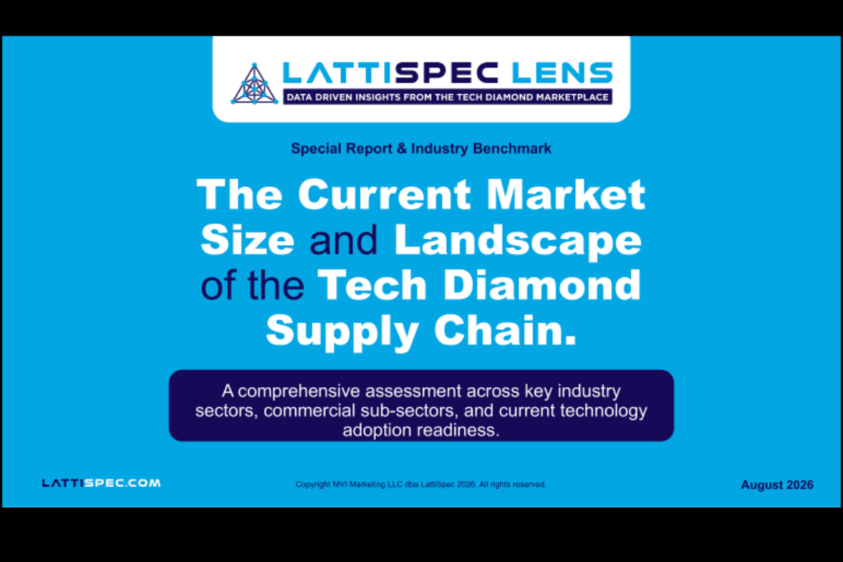 Technology-Grade Diamond Market to Nearly Triple to $4.7 Billion by 2036, Led by Defense and AI Computing