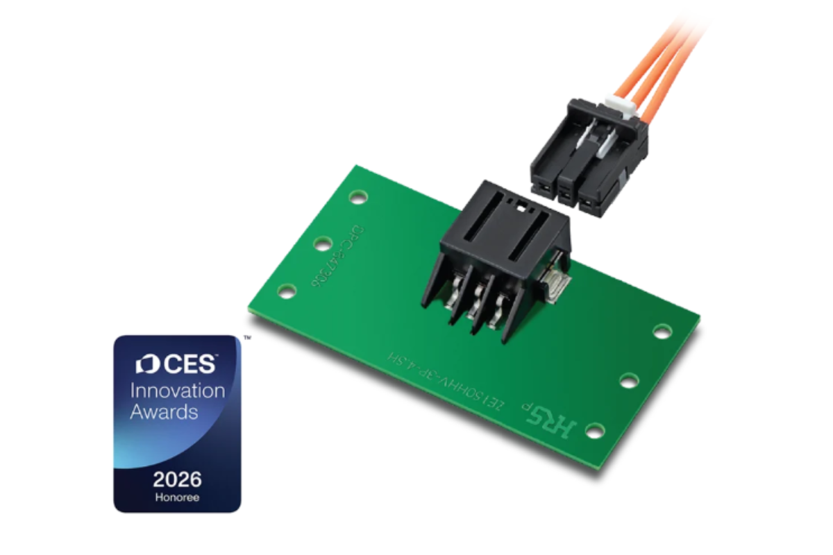 Hirose launches 1000V compact wire-to-board connector for automotive powertrains