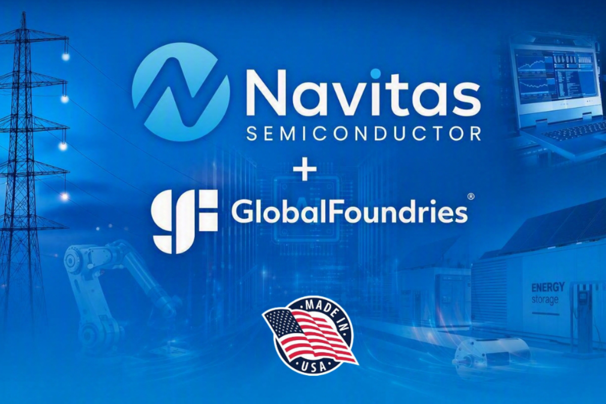 Navitas ships Gen 5 GaNFast technology manufactured in U.S. with GlobalFoundries