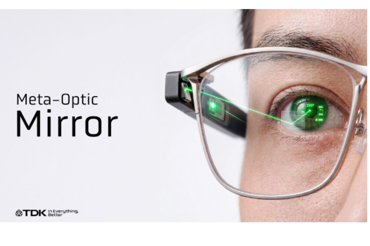 TDK Demonstrates World's First Direct Retinal Projection Display for Smart Glasses Using Meta-Optic Mirror