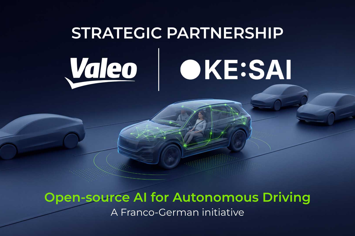 Valeo and KE:SAI Launch Open-Source Initiative for Generalist Autonomous Driving Systems