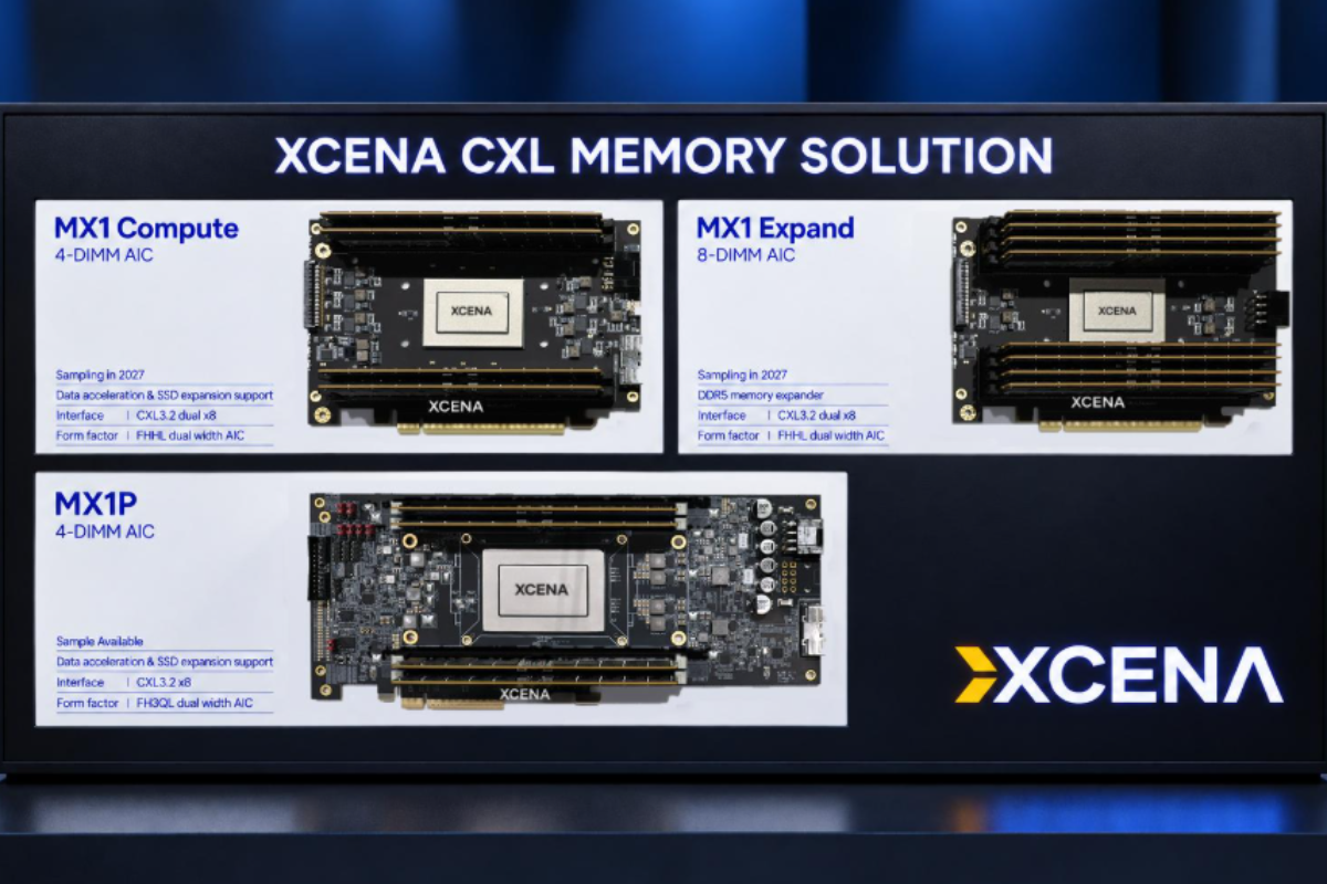 XCENA Demonstrates CXL Memory Solutions for AI Inference at OCP Global Summit 2026