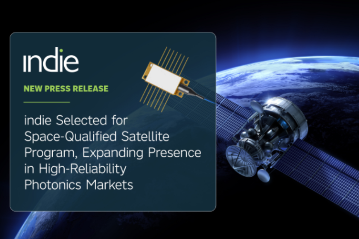 indie Selected for Space-Qualified Satellite Program, Expanding High-Reliability Photonics Presence