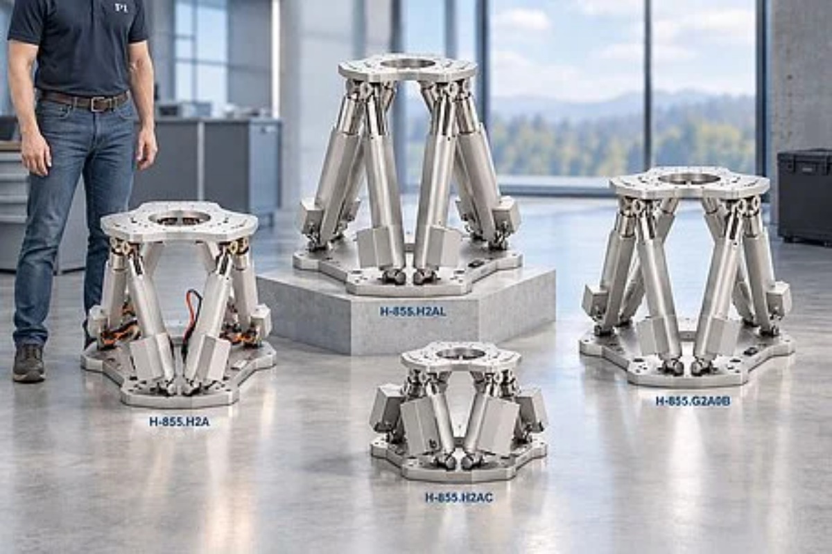 Hexapod Family Combines 6-Axis Precision Motion with 500 kg Payloads
