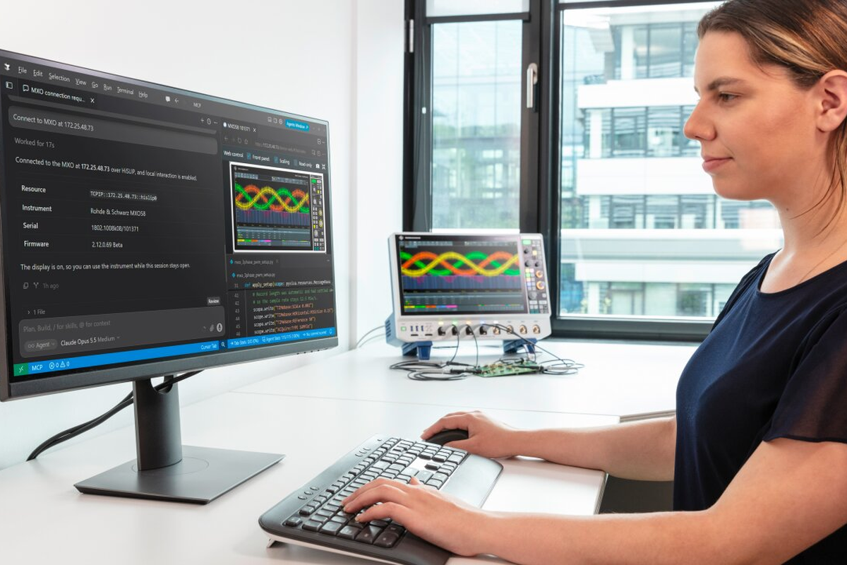 Rohde & Schwarz Introduces MXO AI Connect for AI-Assisted Oscilloscope Workflows