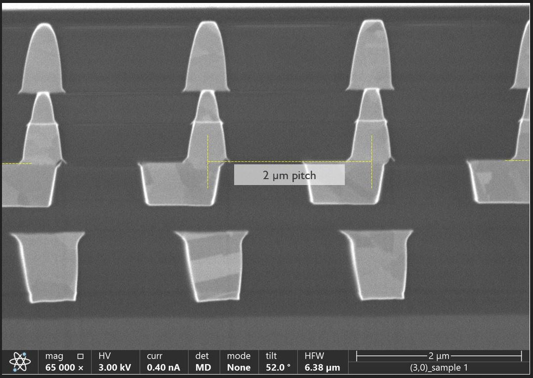 Imec achieves Cu interconnect pitch of 2µm dietowafer hybrid bonding
