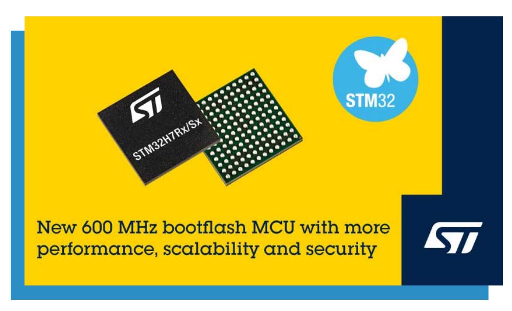 STMicro launches STM32H7R/S microcontrollers for smart home and such applications